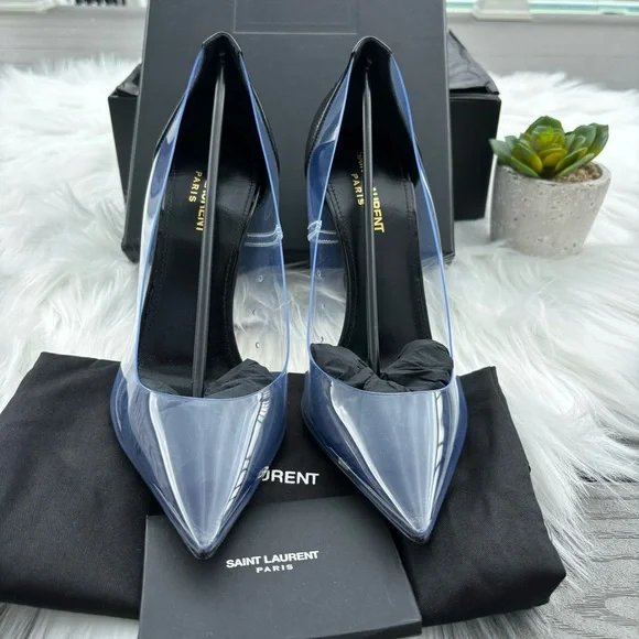 Yves Saint Laurent Clear Opyum Heels - Picture 2 of 8